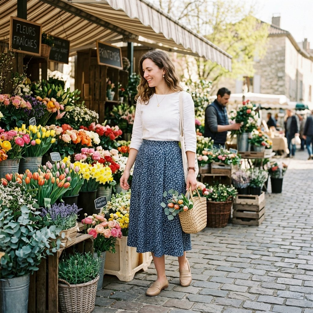 Modest A Line Skirt Outfit Ideas