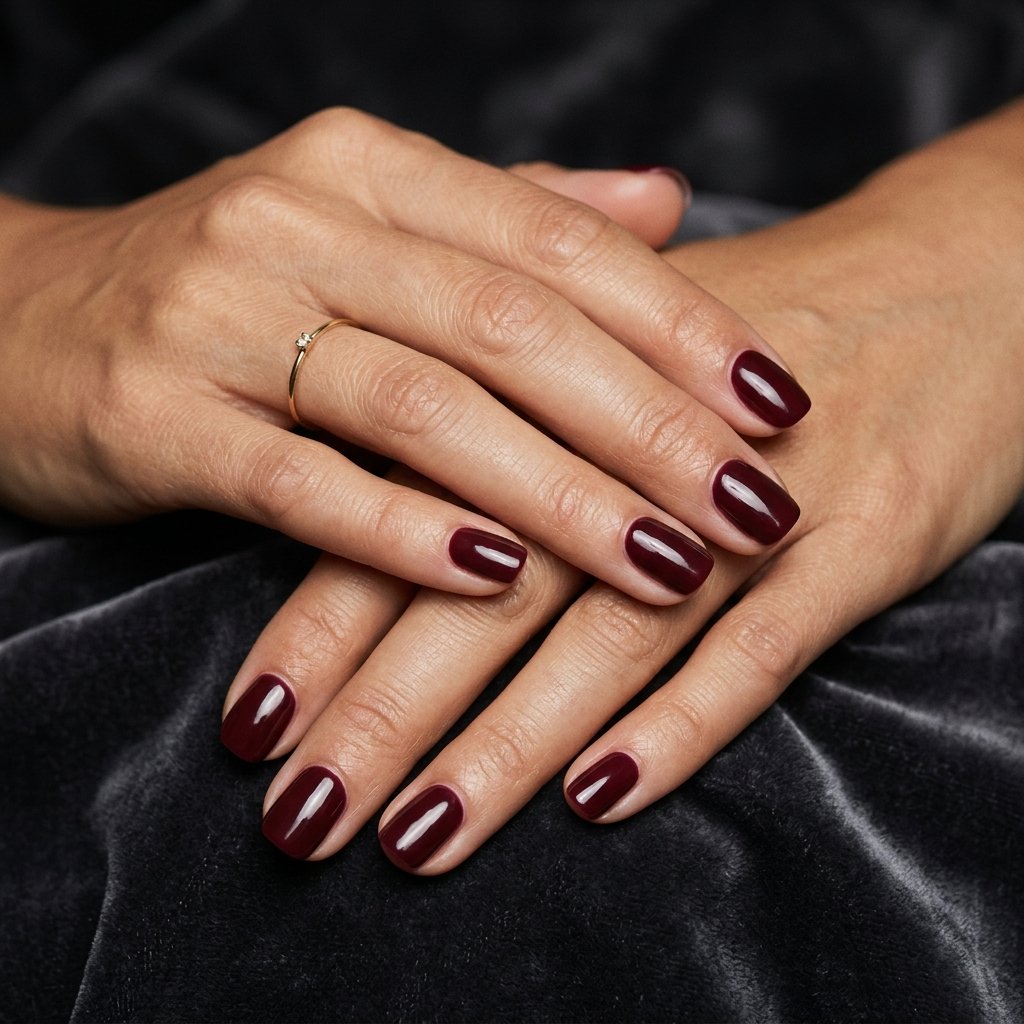 Maroon Nail Ideas