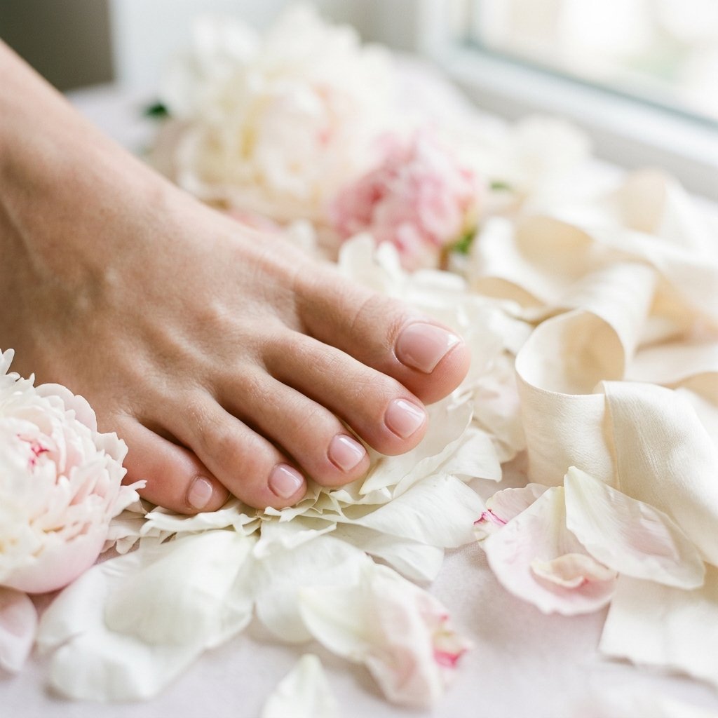 Blush Pink September Toe Nails Color Ideas