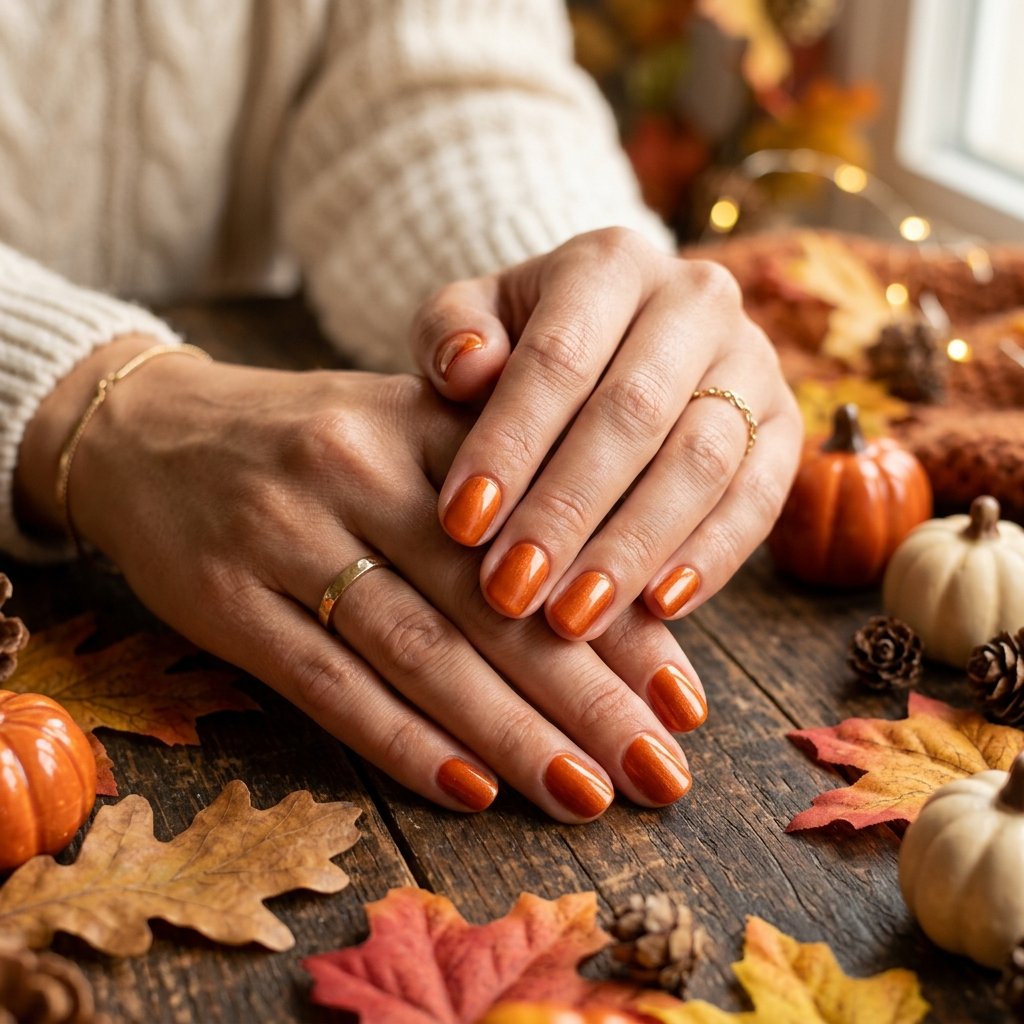 Spiced Pumpkin Nail Ideas