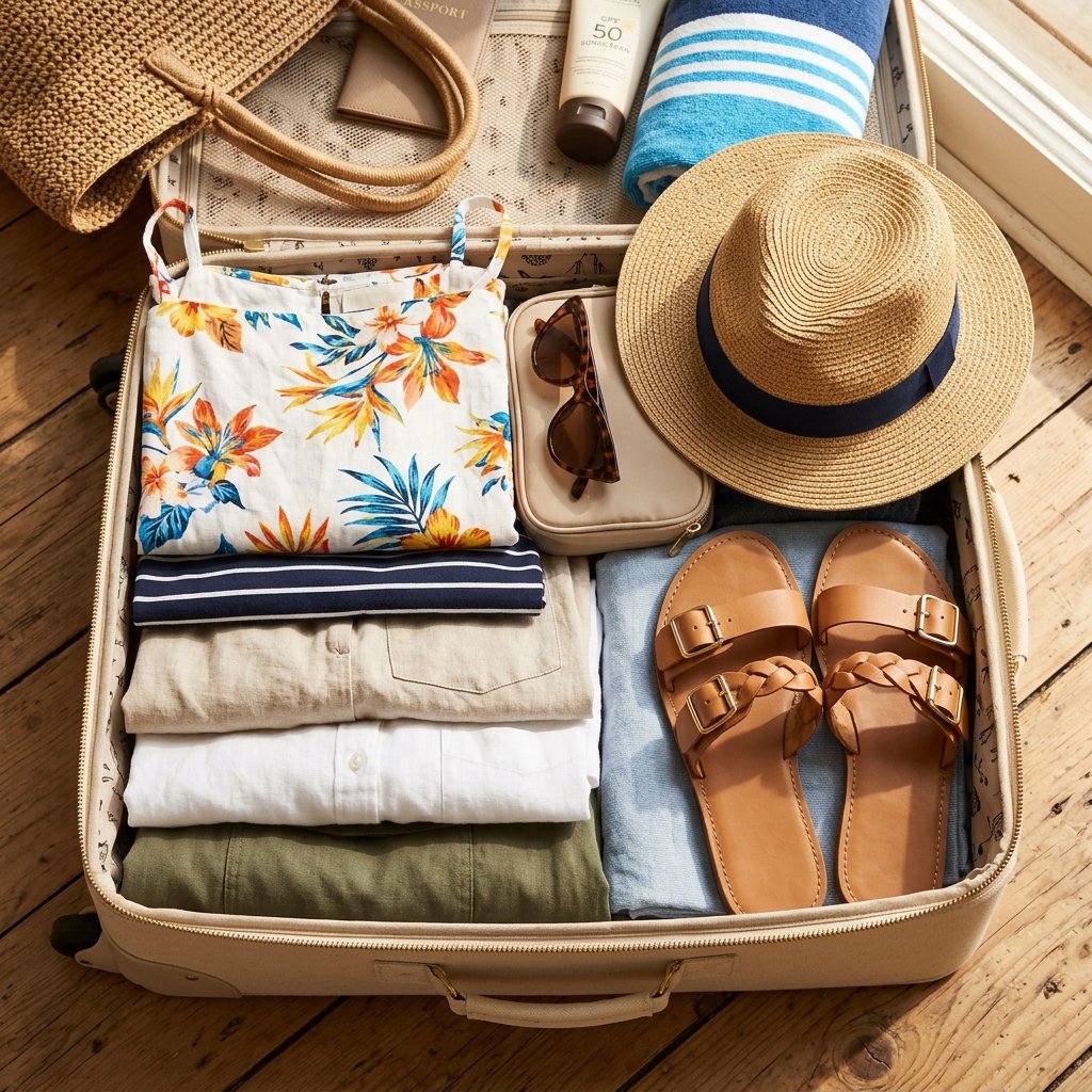 Capsule Wardrobe Outfit Ideas for Vacation Packing