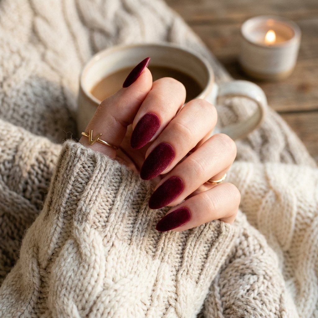 Velvet Texture Nail Ideas