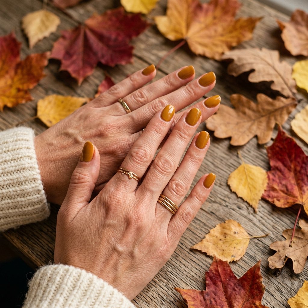 Mustard Yellow Nail Ideas