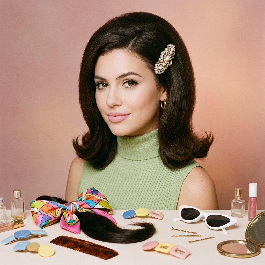 60s Hair Accessories and Styling Ideas