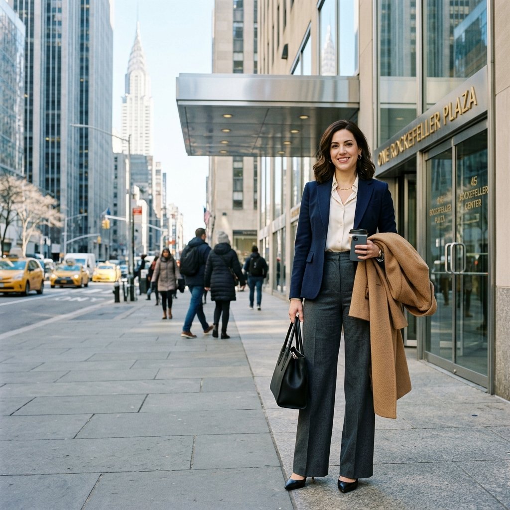 Business Casual Winter Office Outfit