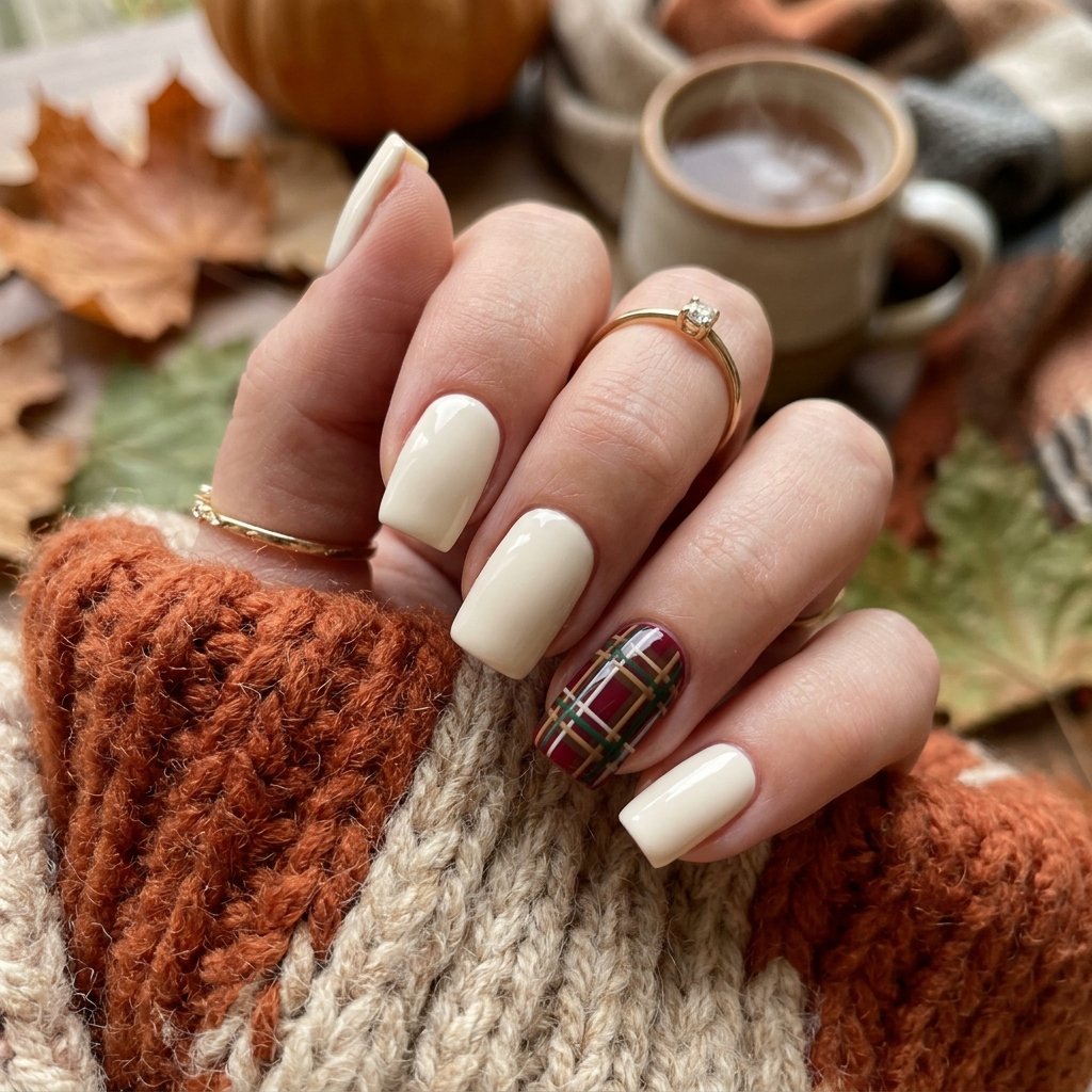 Plaid Nail Art Ideas