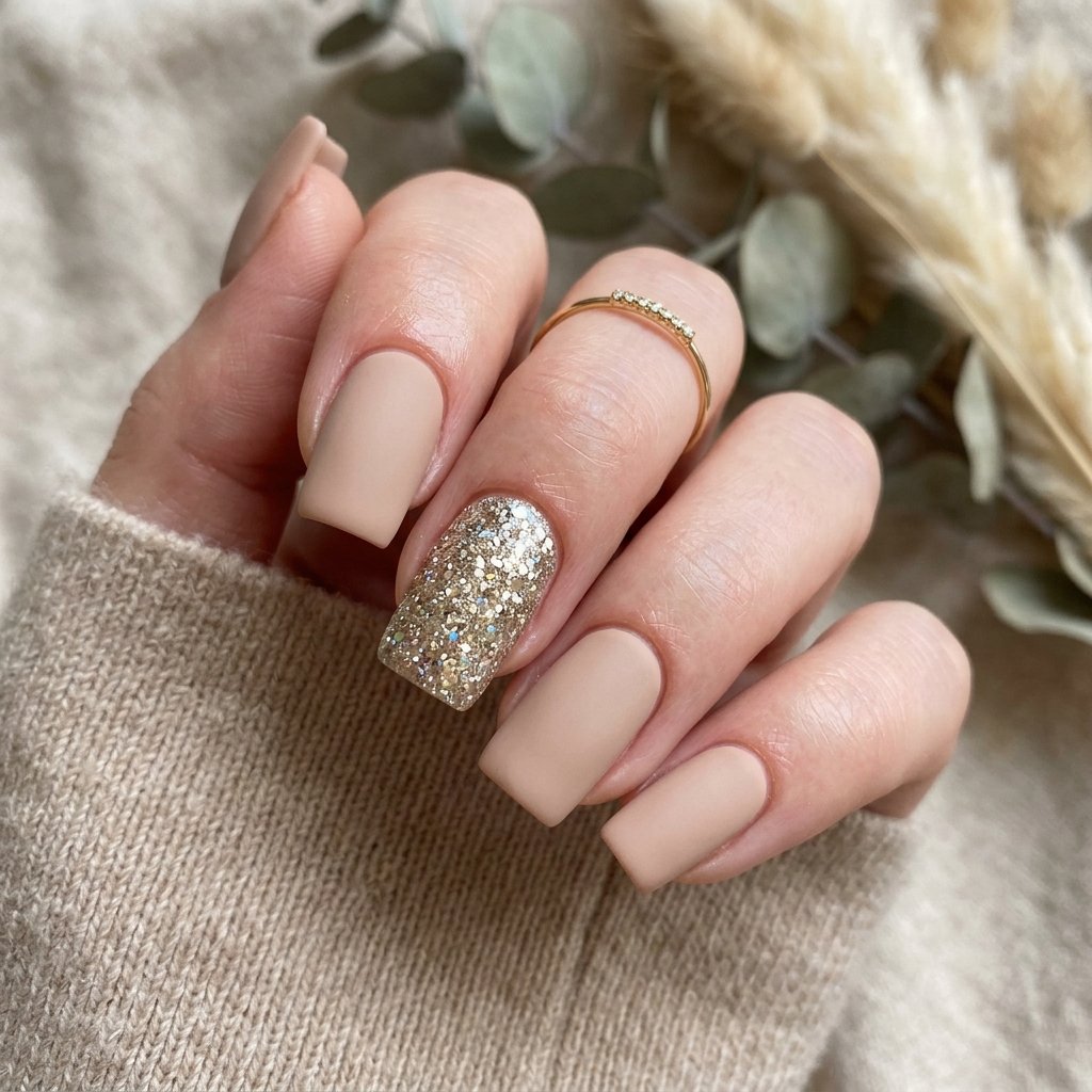 Nails Square Accent Nail Ideas