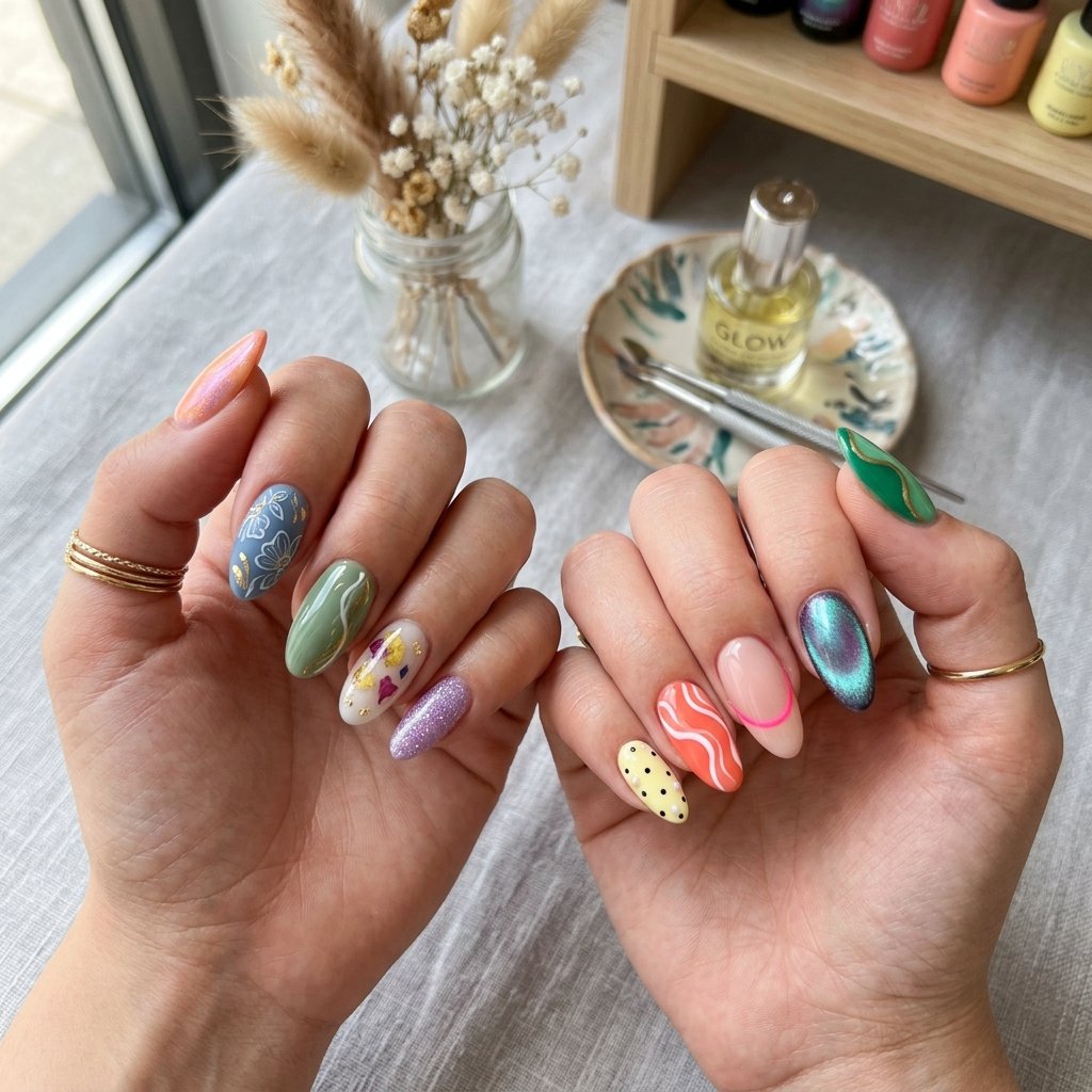 Acrylic Nail Colors Idea
