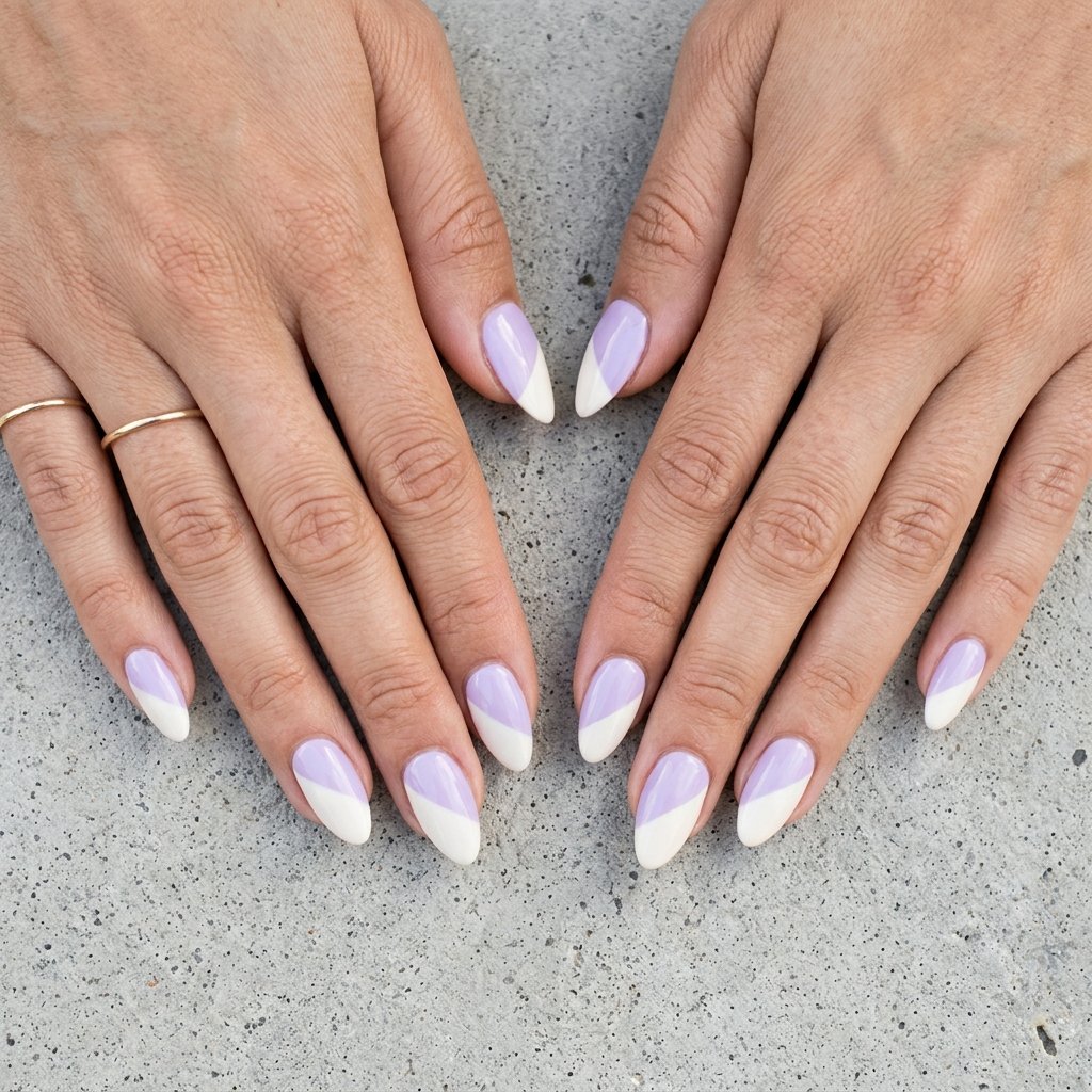 Almond Spring Nails Ideas: 30 Creative Looks to Inspire Your Next Manicure 25 Almond Spring Nails Geometric Pattern Ideas