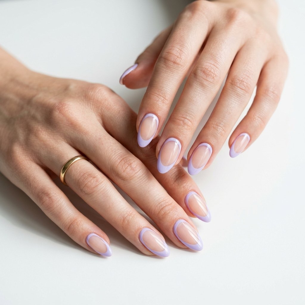 Almond Spring Nails Ideas: 30 Creative Looks to Inspire Your Next Manicure 15 Almond Spring Nails Negative Space Ideas
