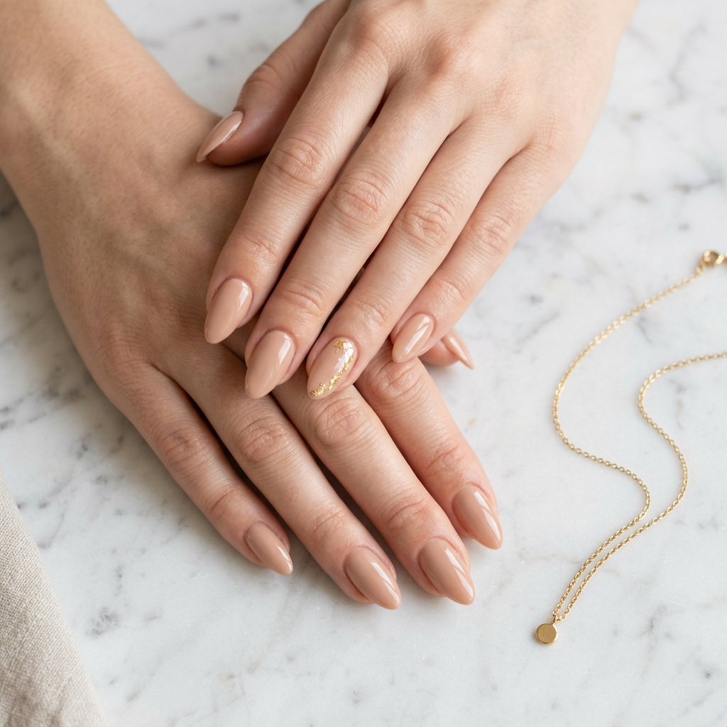 Almond Spring Nails Ideas: 30 Creative Looks to Inspire Your Next Manicure 20 Almond Spring Nails Nude and Neutral Ideas