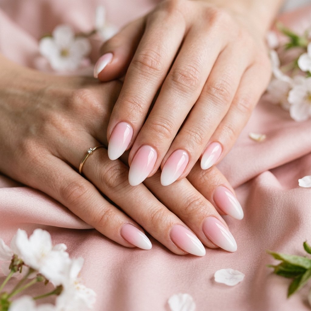 Almond Spring Nails Ideas: 30 Creative Looks to Inspire Your Next Manicure 12 Almond Spring Nails Ombre Gradient Ideas