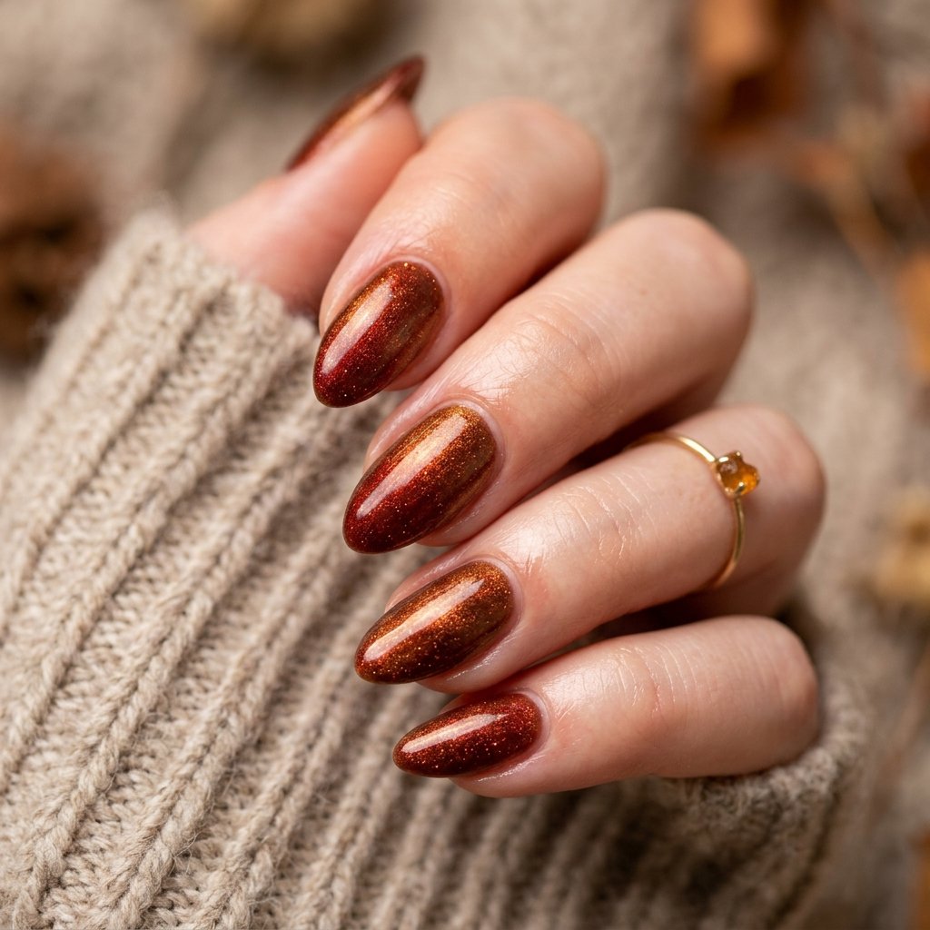 Cute Fall Nails Cinnamon Ideas