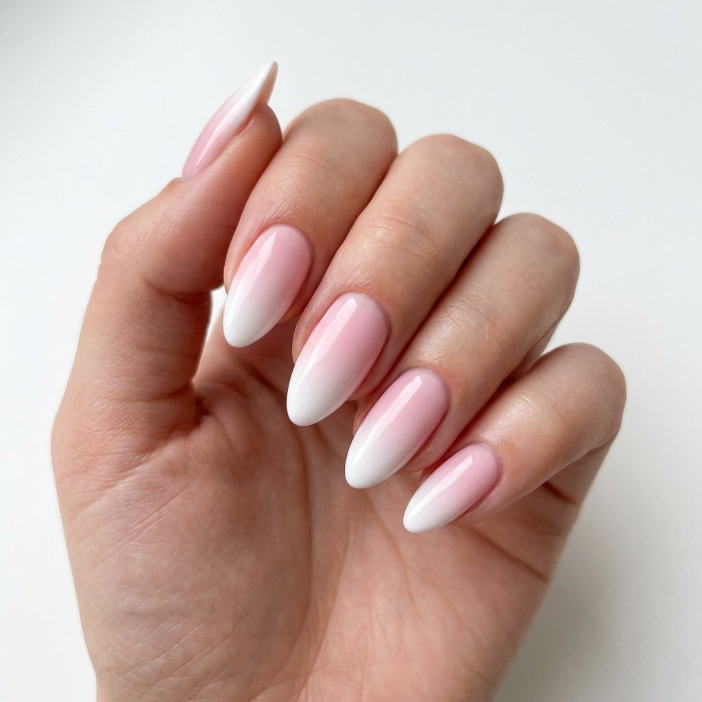 Nails Inspo Almond Ombre Gradient Ideas