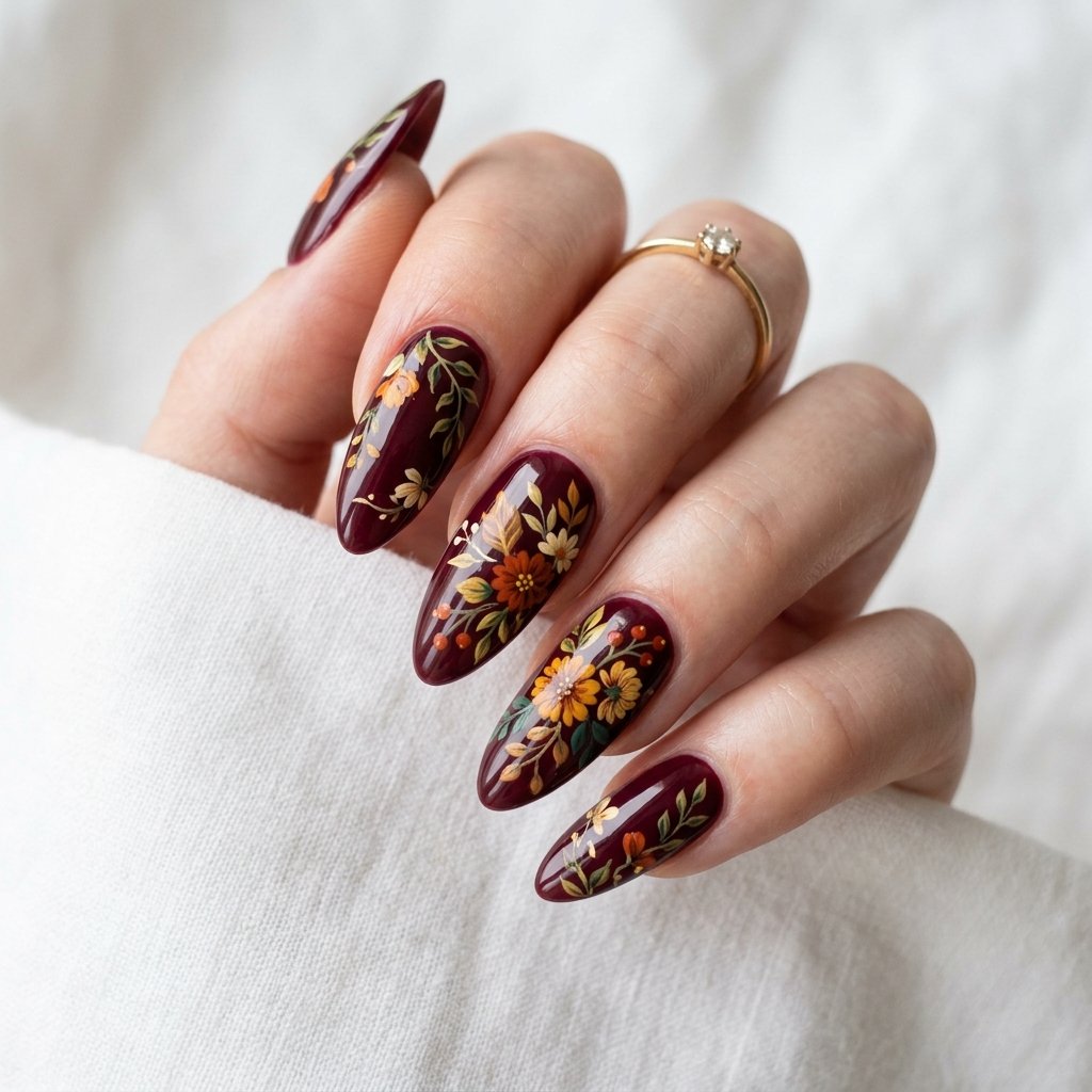 Cute Fall Nail Press On Ideas