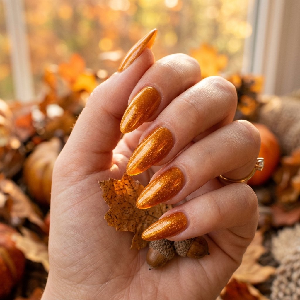 Amber September Nail Ideas