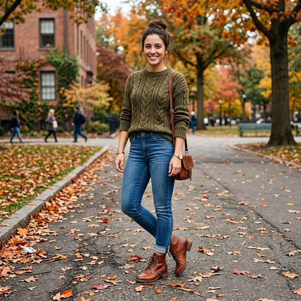 Ankle Boot Outfit Ideas Autumn