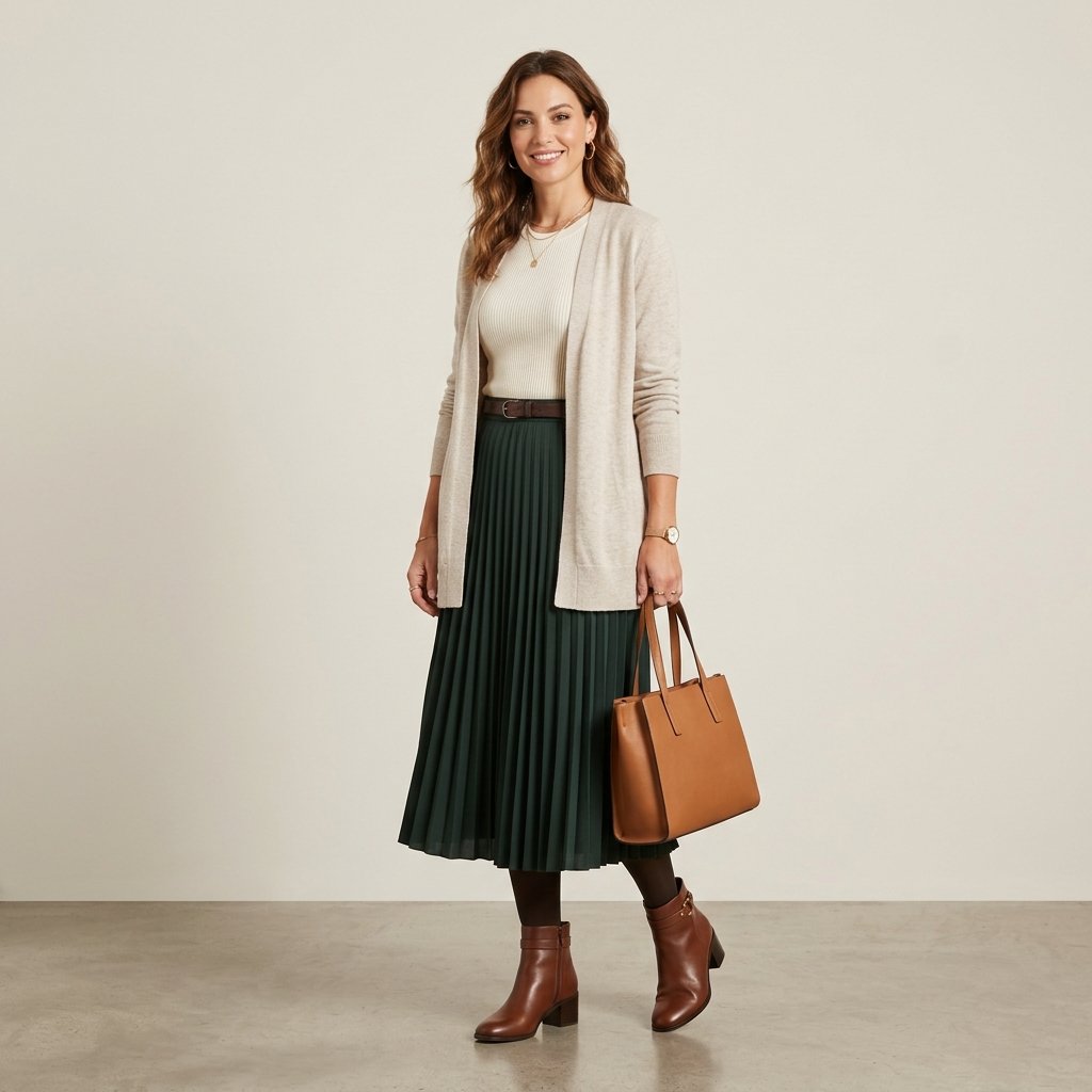 Ankle Boots Work Outfit Ideas