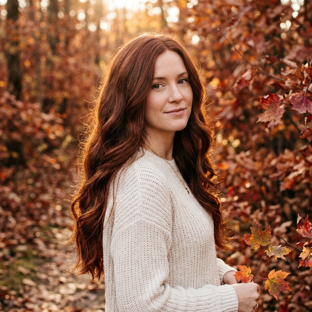 Rich Auburn Fall Hair Color Ideas