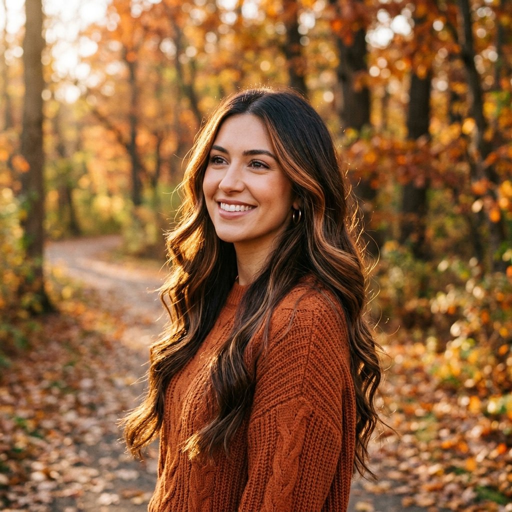 Autumnal Highlights Fall Hair Color Ideas