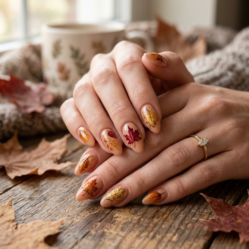Autumn Leaves Nail Ideas