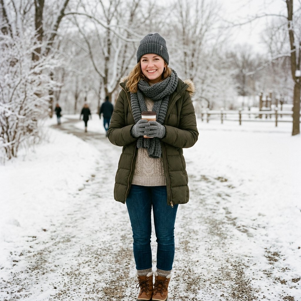 Beanie and Scarf Winter Outfit Inspo Ideas