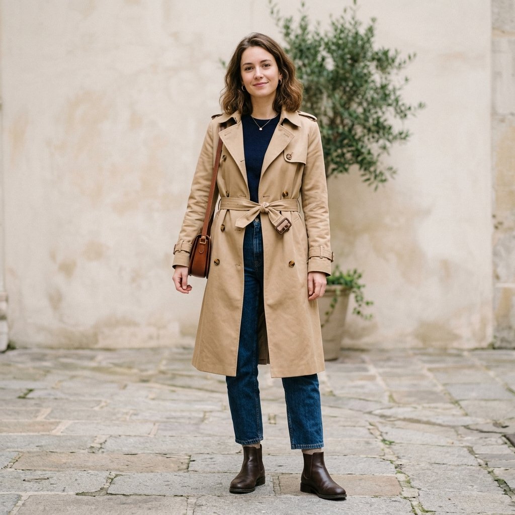Belted Trench Outfit Ideas