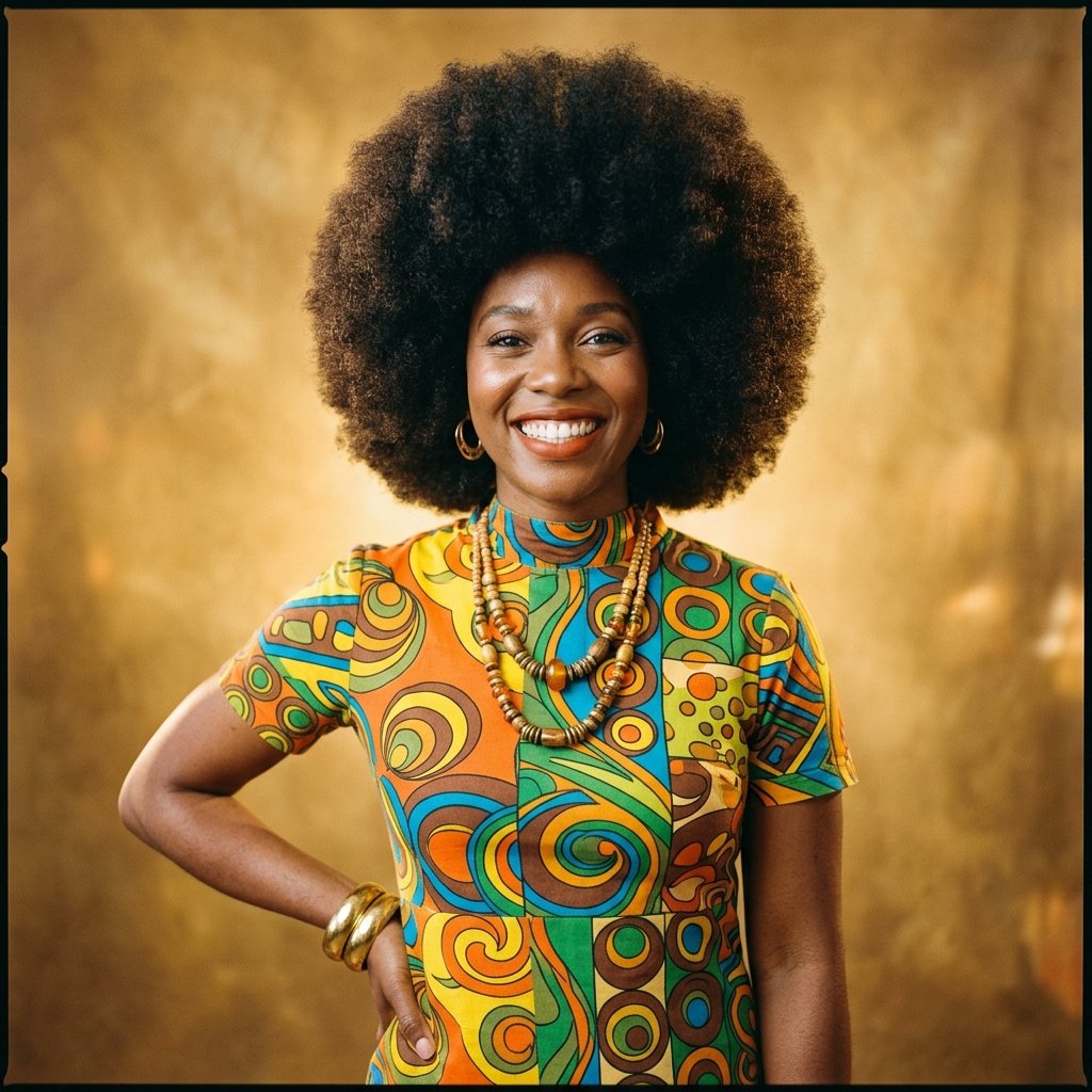 60s Natural Curl and Afro Hair Ideas