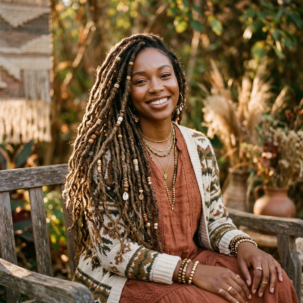 Faux Locs Hairstyle Ideas