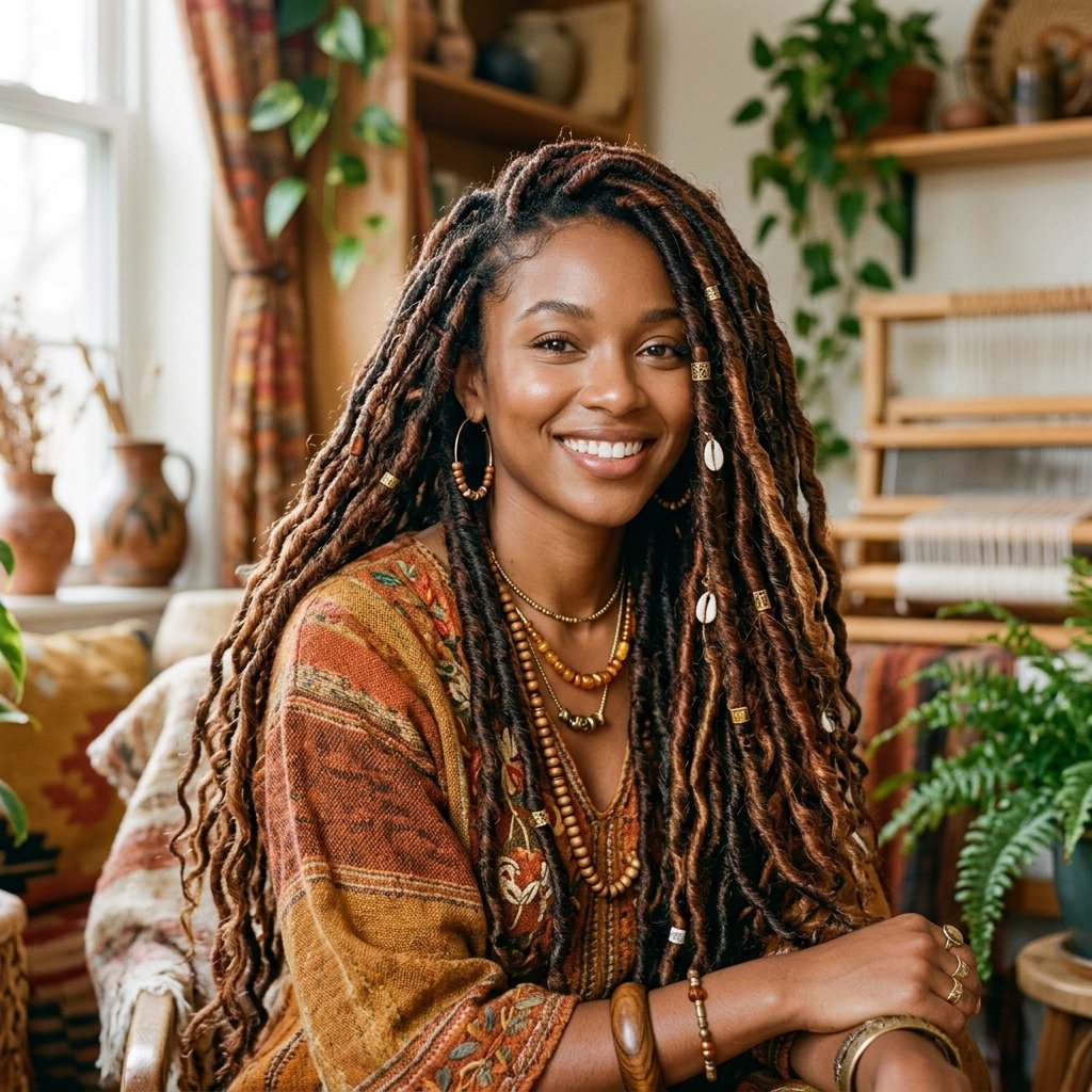 30 Hairstyles Natural Hair Ideas to Inspire Your Next Look 13 Faux Loc Natural Hair Ideas