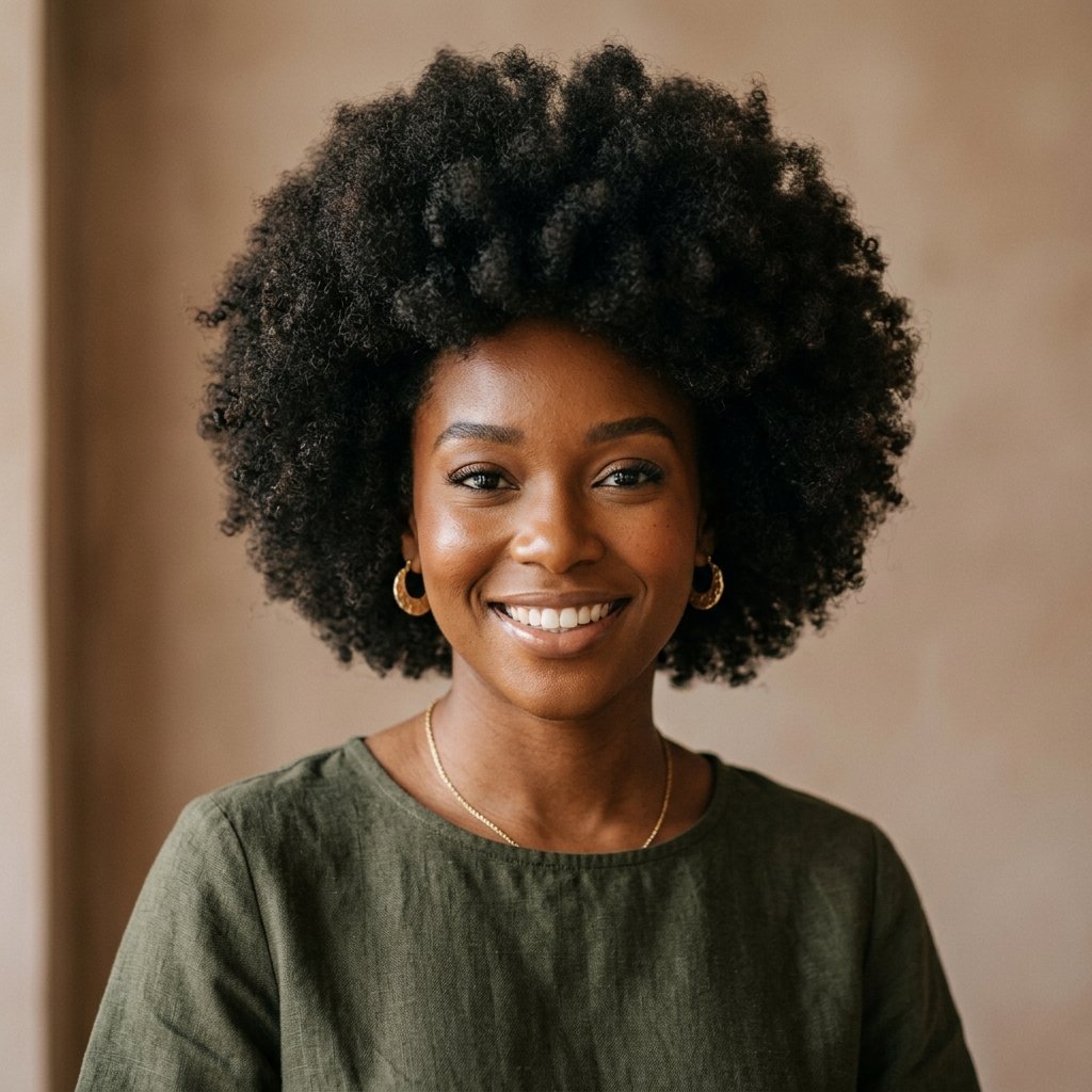 Natural Afro Hairstyle Ideas