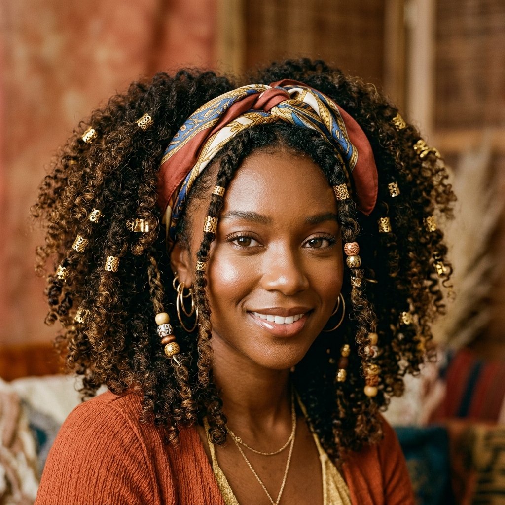 30 Hairstyles Natural Hair Ideas to Inspire Your Next Look 25 Natural Hair Accessory Ideas