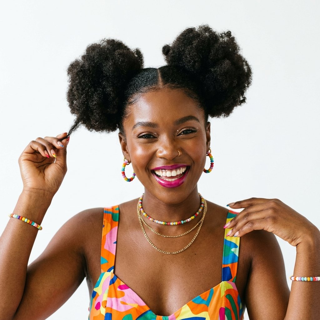 Space Buns Hairstyle Ideas