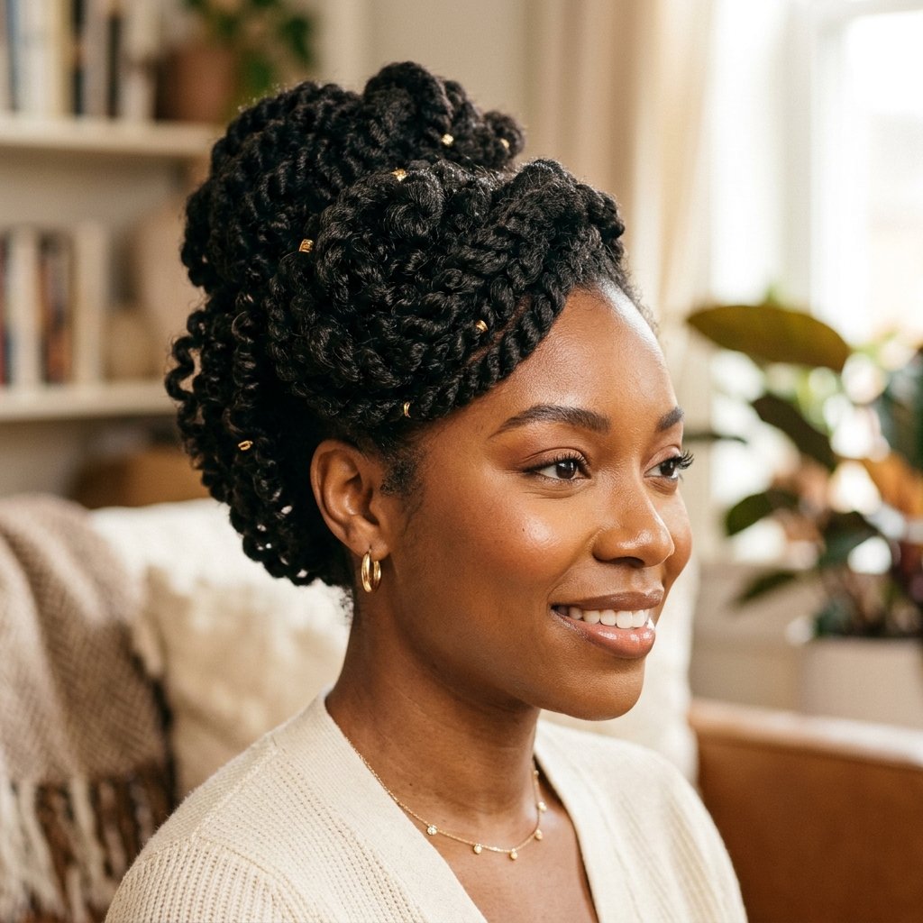 30 Hairstyles Natural Hair Ideas to Inspire Your Next Look 6 Natural Hair Updo Ideas