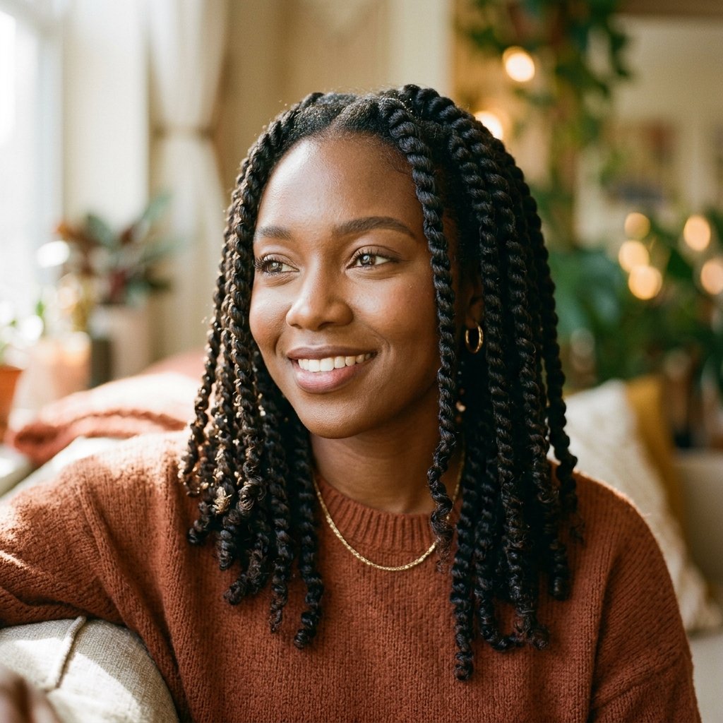 30 Hairstyles Natural Hair Ideas to Inspire Your Next Look 15 Two Strand Twist Natural Hair Ideas
