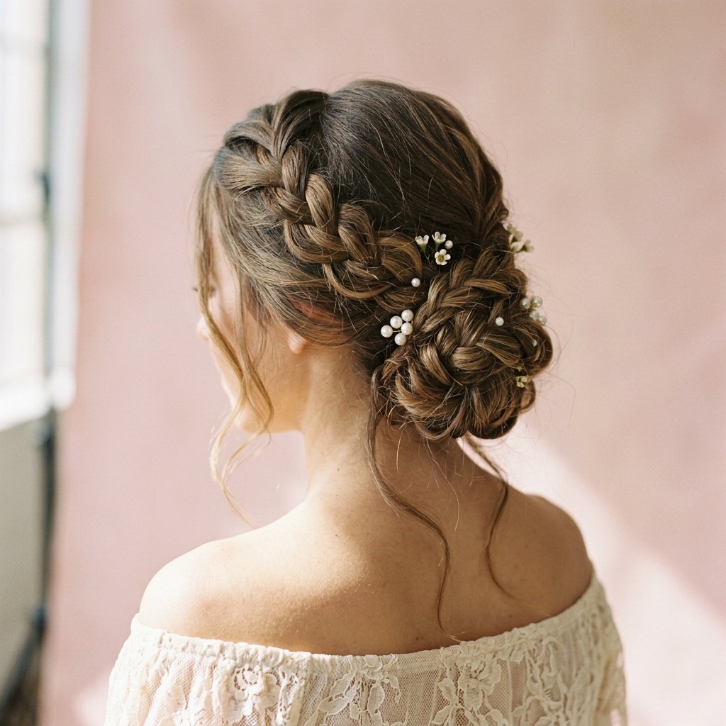 Braided Updo Ideas for a Romantic Finish