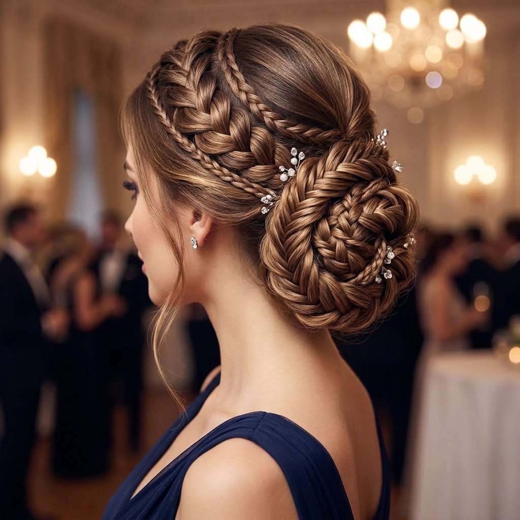 Braided Updo Ideas for Long Hair