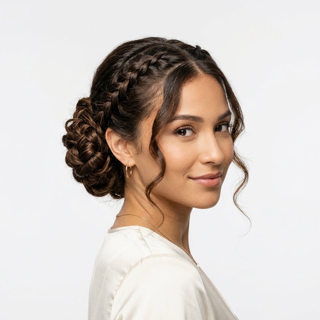 Braided Updo Hairstyles with Braids