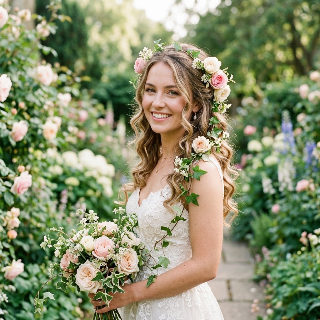 Garden Wedding Hair Ideas