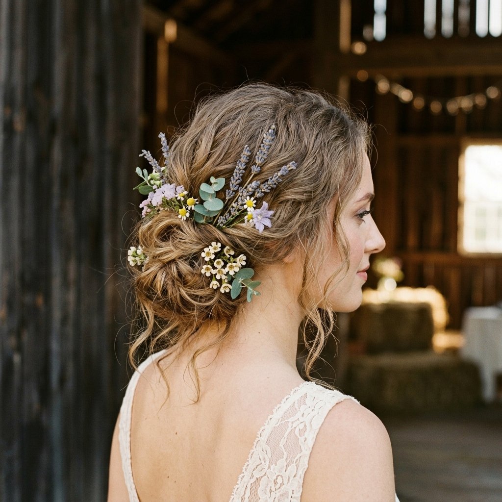 Rustic Wedding Hairstyle Ideas