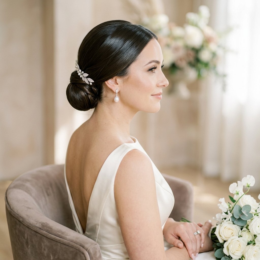 Elegant Chignon for Brides
