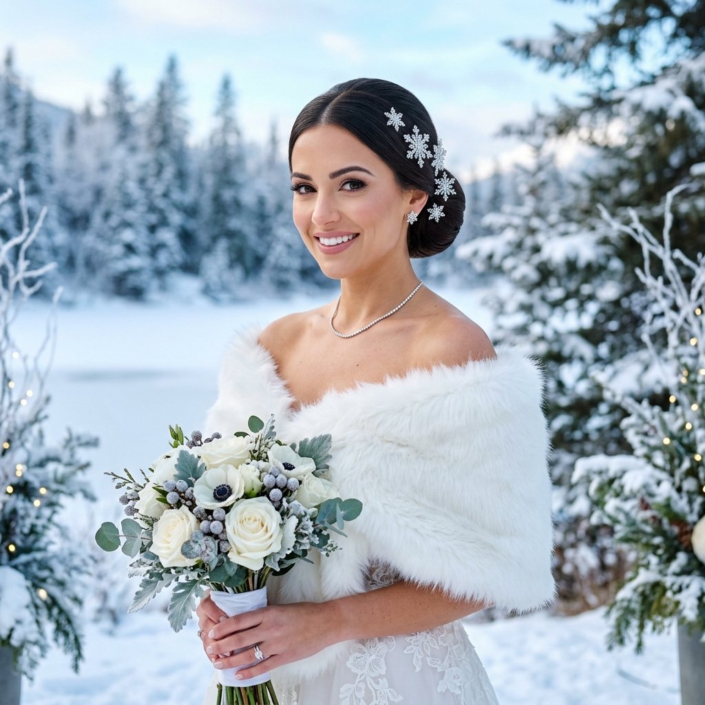 Winter Wedding Hairstyle Ideas