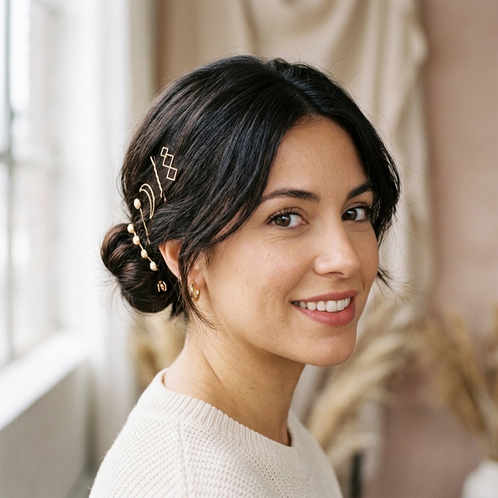 Bun Hairstyles for Short Hair