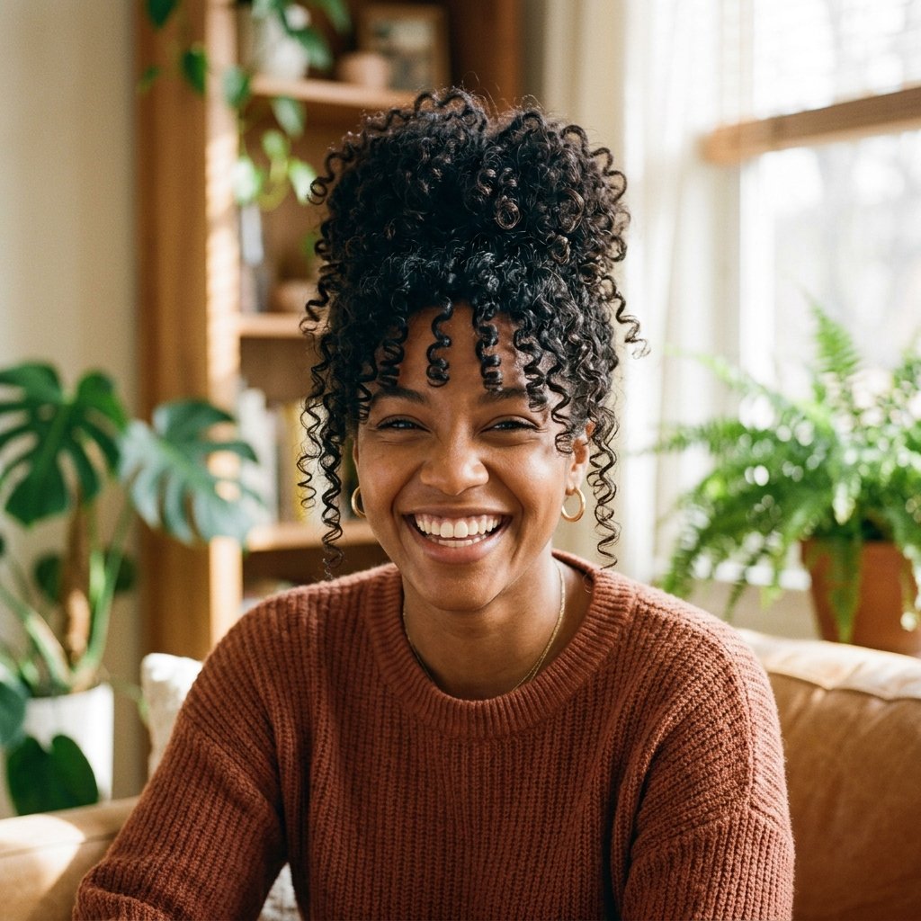 Bun Hairstyles for Curly Hair