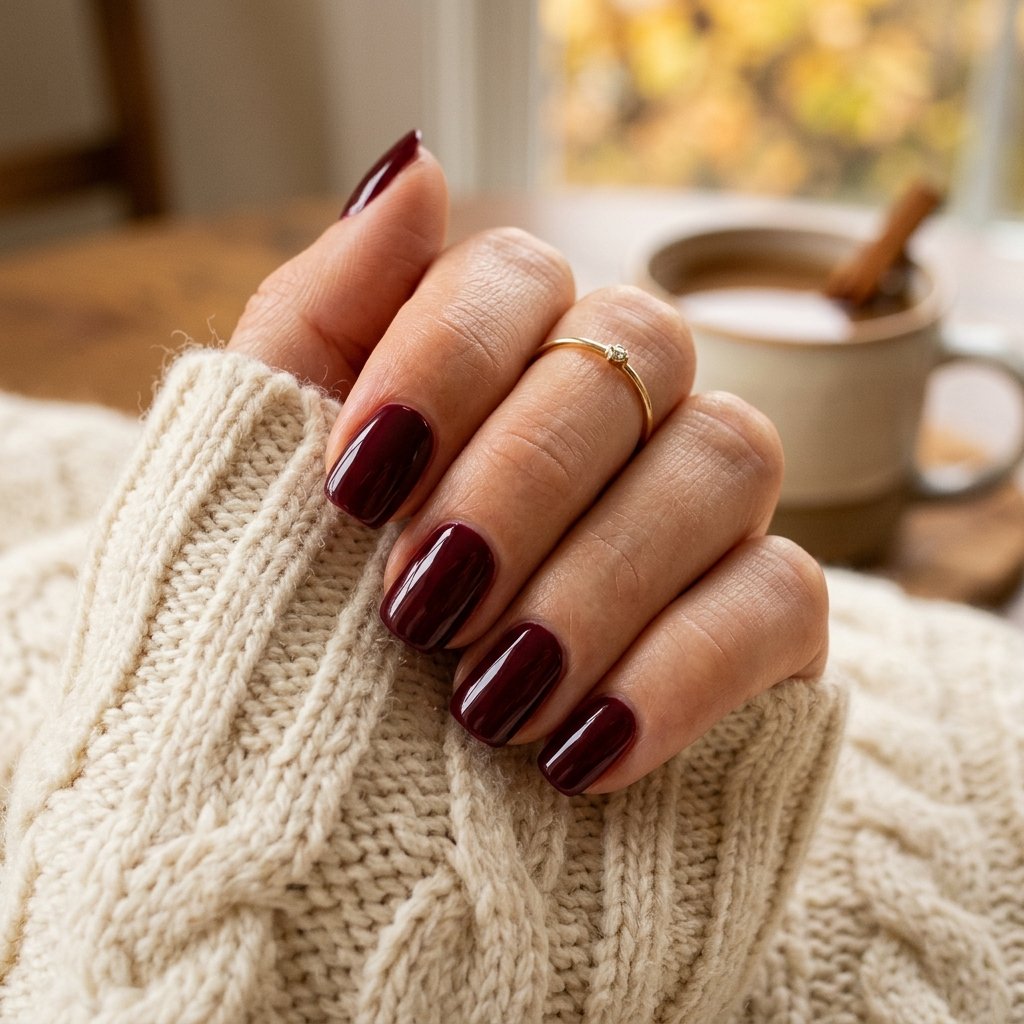 Burgundy Fall Nail Colors Ideas