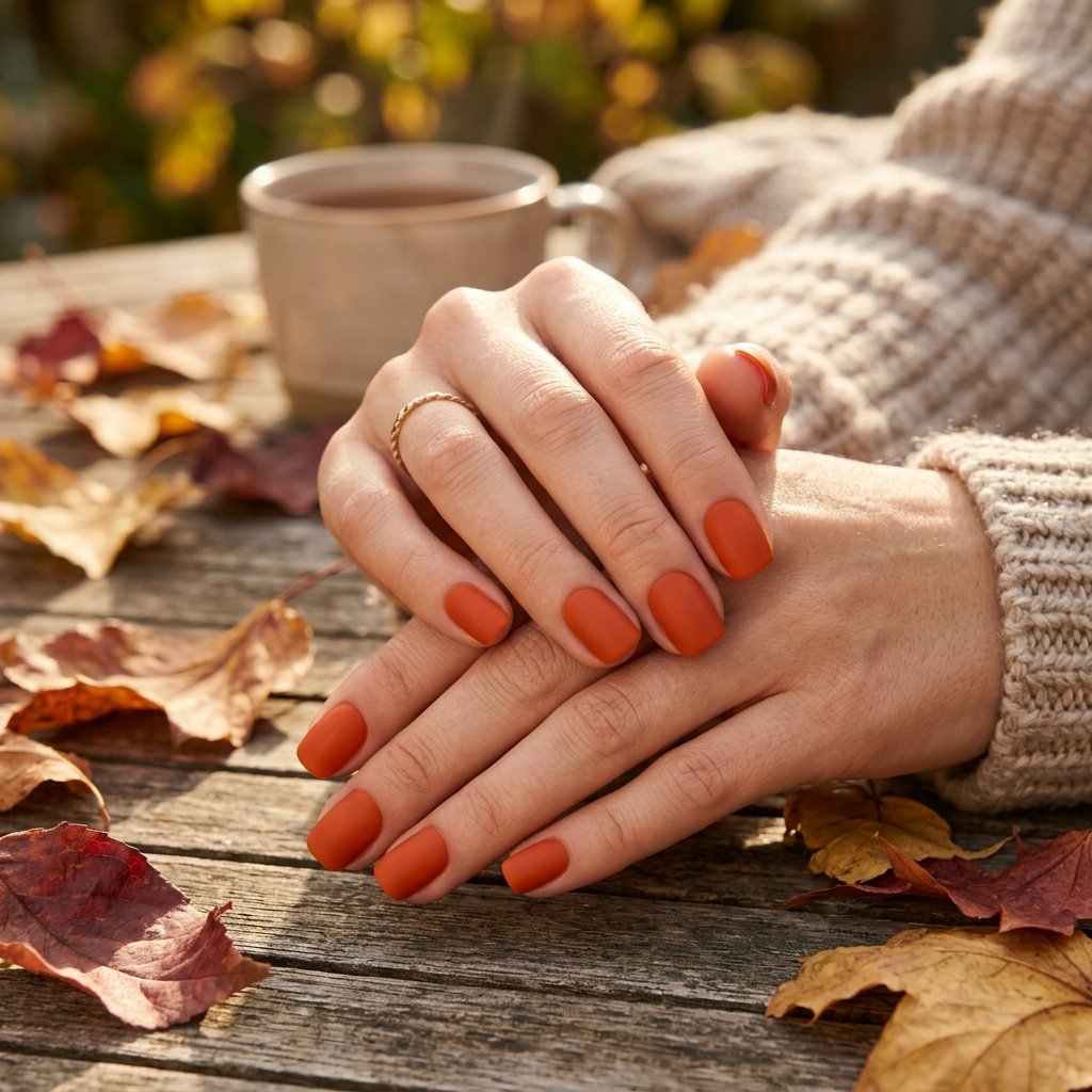 Burnt Orange Nail Ideas