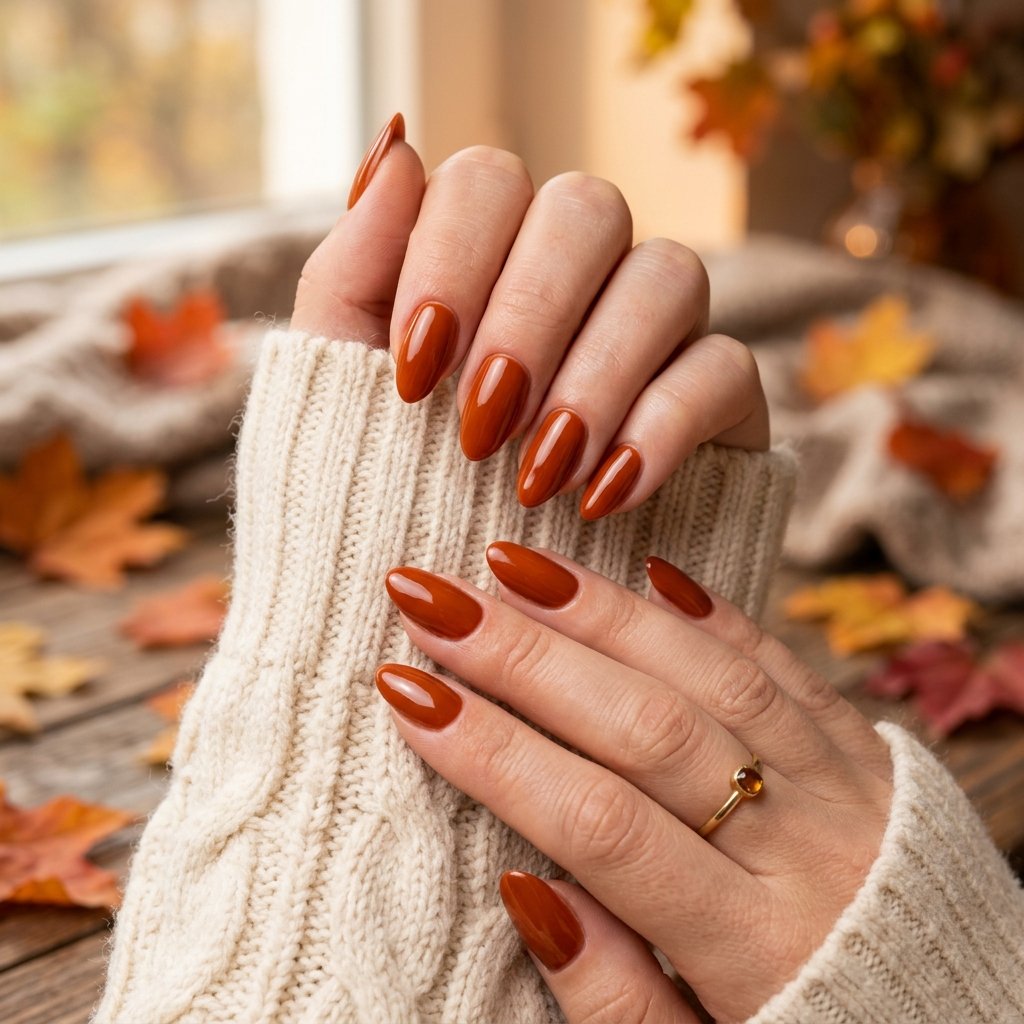 Burnt Orange Nail Ideas