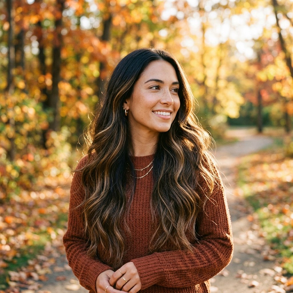Caramel Balayage Fall Hair Color Ideas