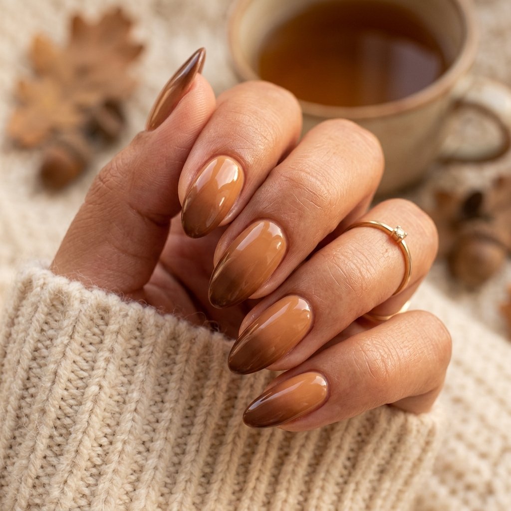 Warm Caramel Nail Designs Ideas