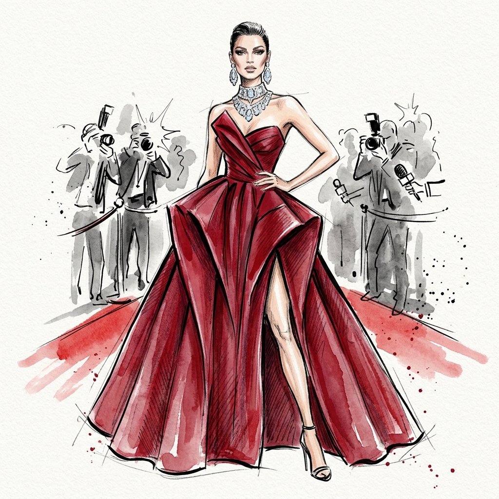 Celebrity Inspired Outfit Sketch Ideas
